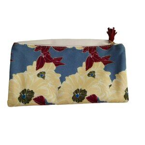 Rachel Pally Floral Bloom Clutch, Fold-Over Zip Pouch With Tassel Accent